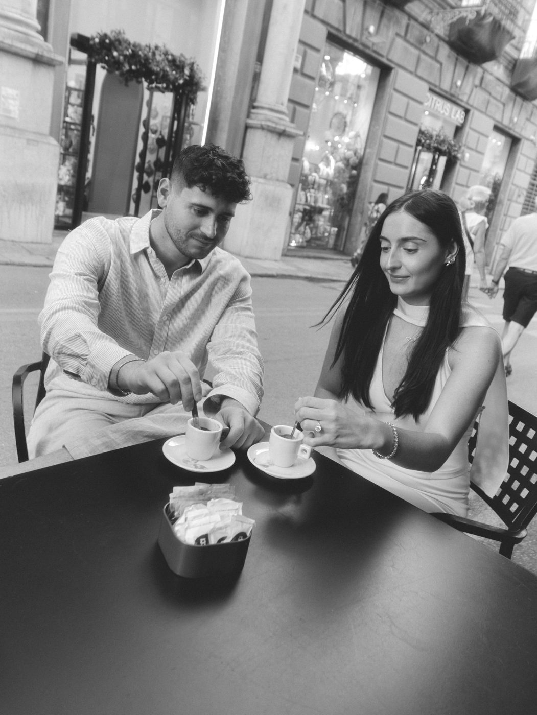 Engagement photo of the couple in Palermo, 7